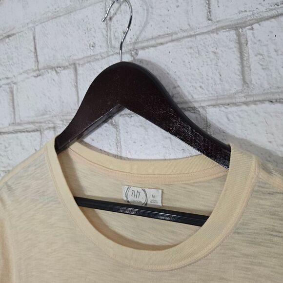 Maurices light yellow short sleeve tee - Picture 5 of 10